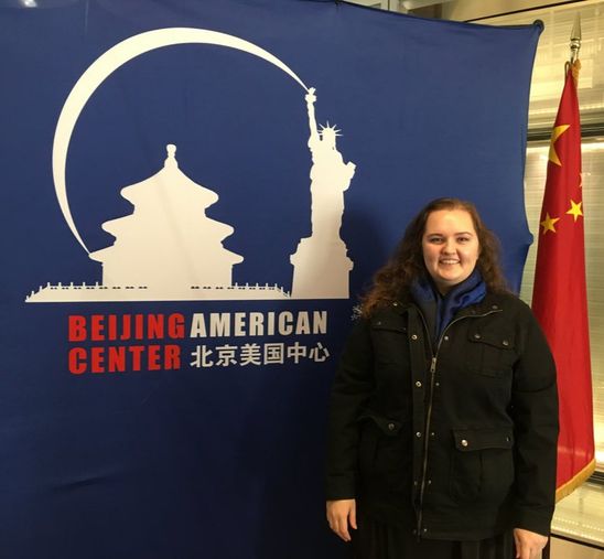 Hunter at the US Embassy in Beijing